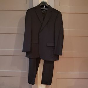 Men's Black Wool Blend Stafford Super Suit